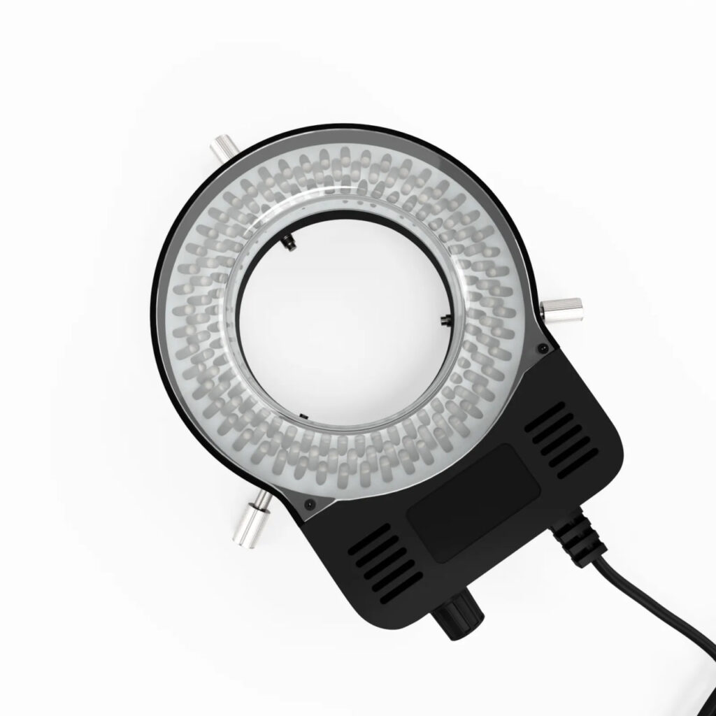 RF4 Adjustable 144 LED Ring Light for Binocular Trinocular Microscope